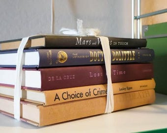 Bad Decision Timeline Curated Hardcover Book Stack, Plum to Mustard