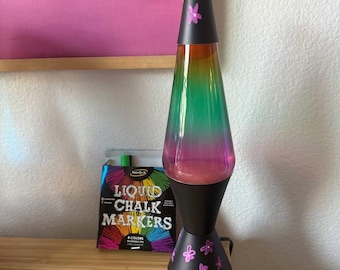 Rare Chalkboard Lava Lamp 17"