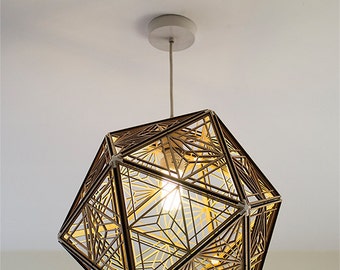 Kumiko icosahedron lampshade 001