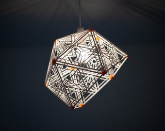 Kumiko lampshade 002 - 3D printed lampshade