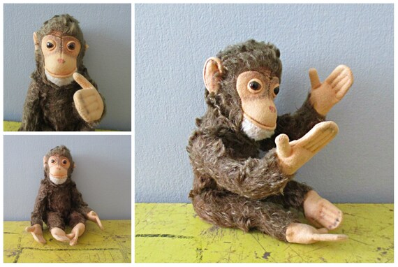 vintage monkey doll