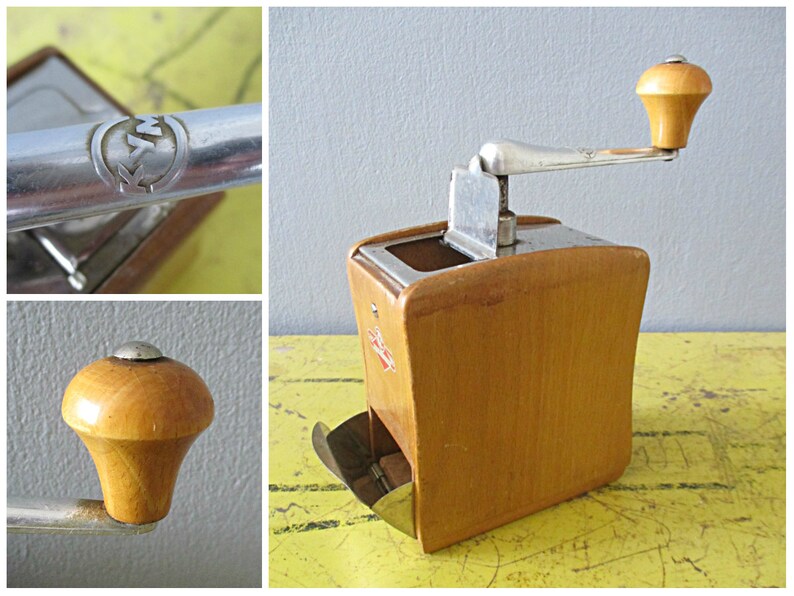 Vintage Kym Coffee Bean Grinder German coffee mill hand Etsy