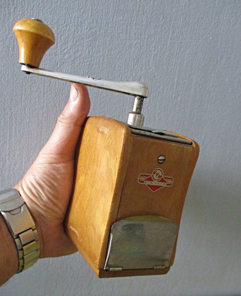 Vintage Kym Coffee Bean Grinder German coffee mill hand Etsy