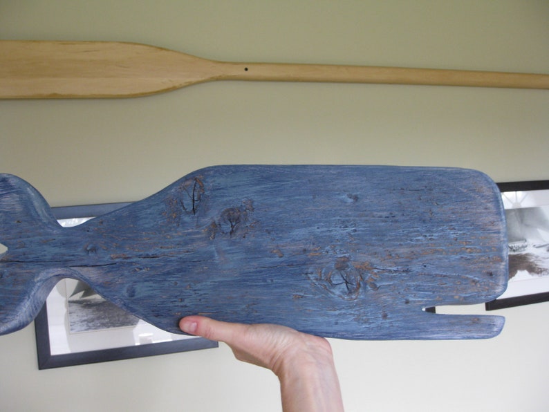 Shabby Chic Whale Grey Whale Blue Whale Painted Whale Etsy