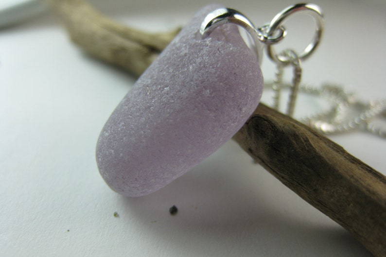 Seaglass Jewellery Sterling Necklace Pink Seaglass Necklace Beach Glass Necklace Canada Sea Glass Gift For Mom New Brunswick Seaglass