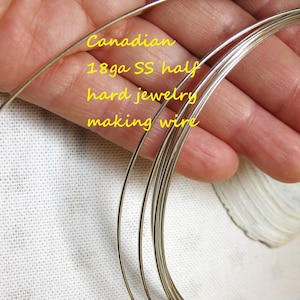 Canadian Sterling Silver 18 Gauge Half Hard Jewelry Making Wire Wholesale