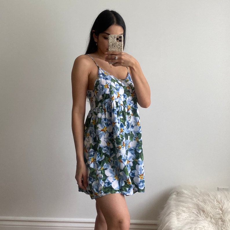Blue Floral Dress