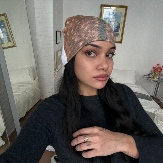 Reversible Darling Beanie Double Layer Knit Hat T… - image 4