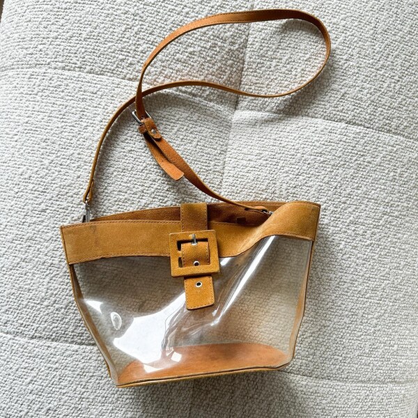 Clear Bucket Bag Etsy
