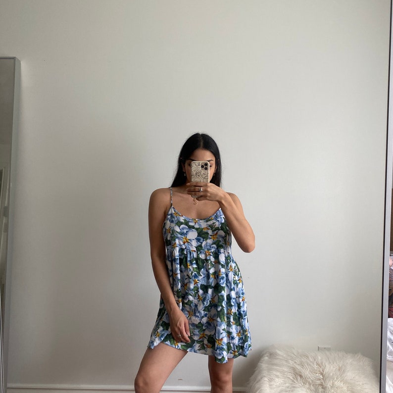 Blue Floral Dress