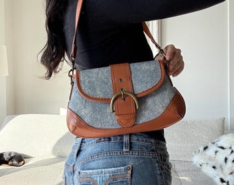 バッグ Vintage COACH Legacy Hampton 90's Vintage Coach Legacy West Hampton Tan Leather Daypack