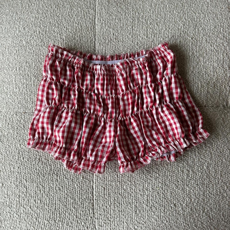 Crepe Tie Ruched Shorts main image 1