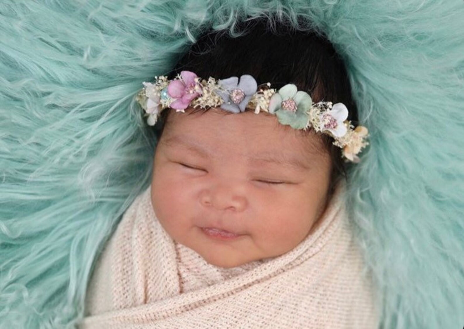 Flower Crown Baby Flower Girl Crown Baby Flower Crown Etsy UK