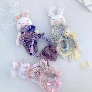 Easter Gifts for Kids, Bunny Ears Headband and toy, Newborn Photography Props Baby Bunny Ears Headband,  Bunny Ears for Baby