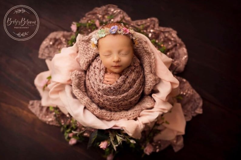 Flower Crown Baby Flower Girl Crown Baby Flower Crown Etsy UK