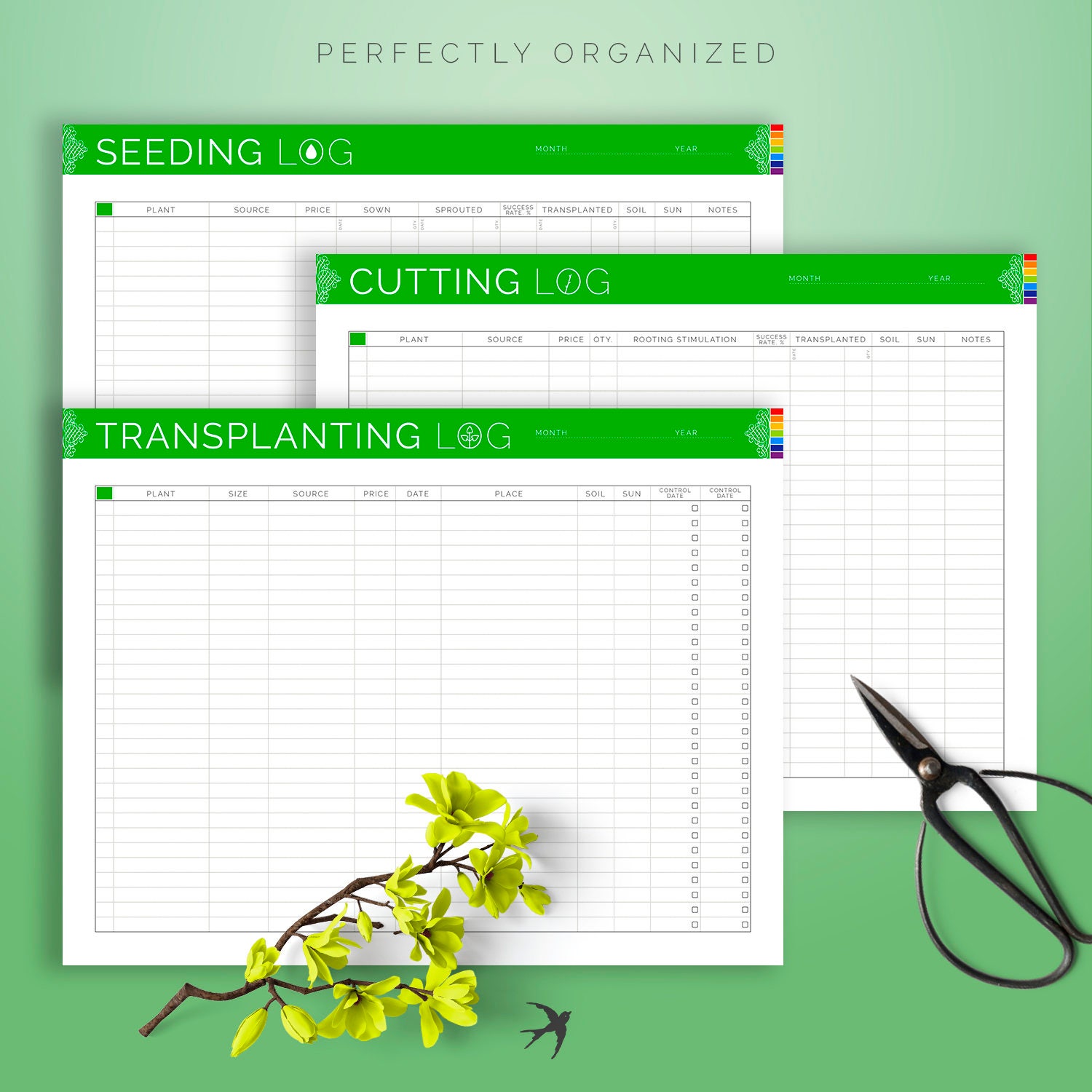 Garden Planner Gardener Journal Tracker Seasonal Homestead | Etsy