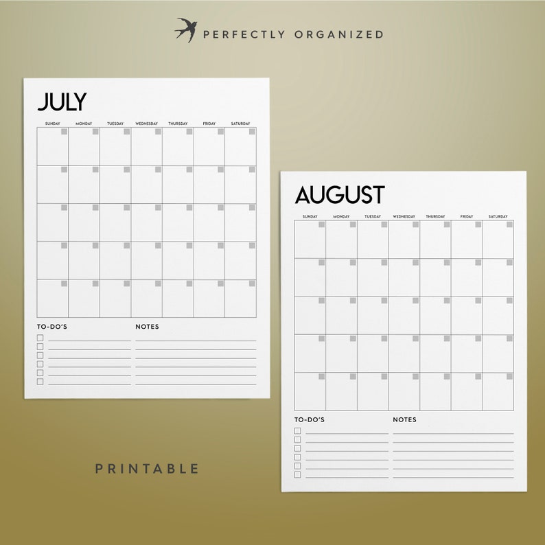 printable calendar undated undated monthly calendar 2020