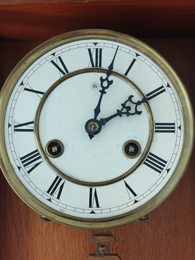 Junghans Vintage RA Pendulum Chiming Wall Clock in Excellent Etsy UK