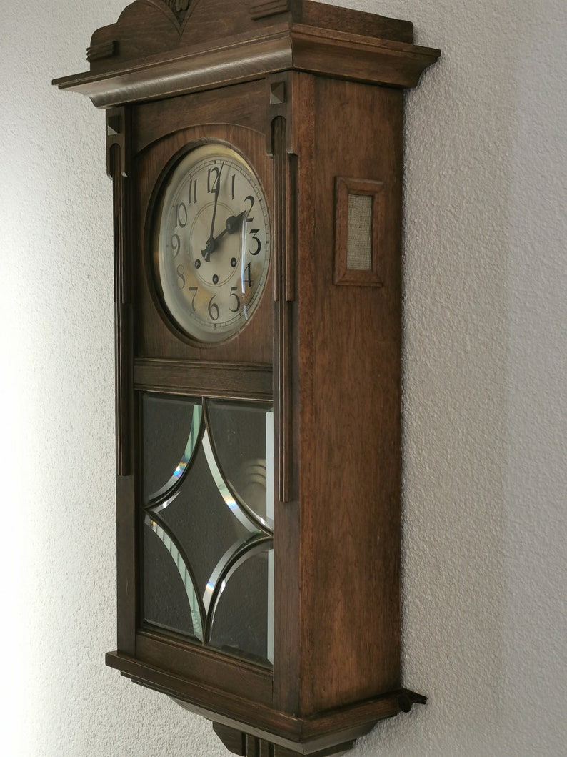 Gustav Becker RA Regulator Pendulum Westminster Chiming Wall Clock