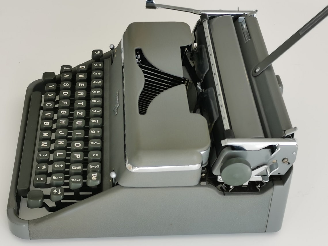 Hermes 2000 Iconic Portable Typewriter From the 1960s in Excellent