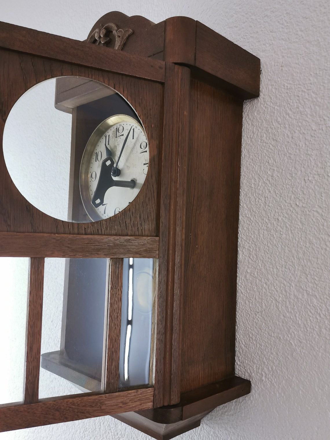 Kienzle R/A Pendulum Chiming Wall Clock Germany c. 1900s Etsy