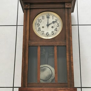 Gustav Becker RA Regulator Pendulum Chiming Wall Clock Germany c. 1910 image 1