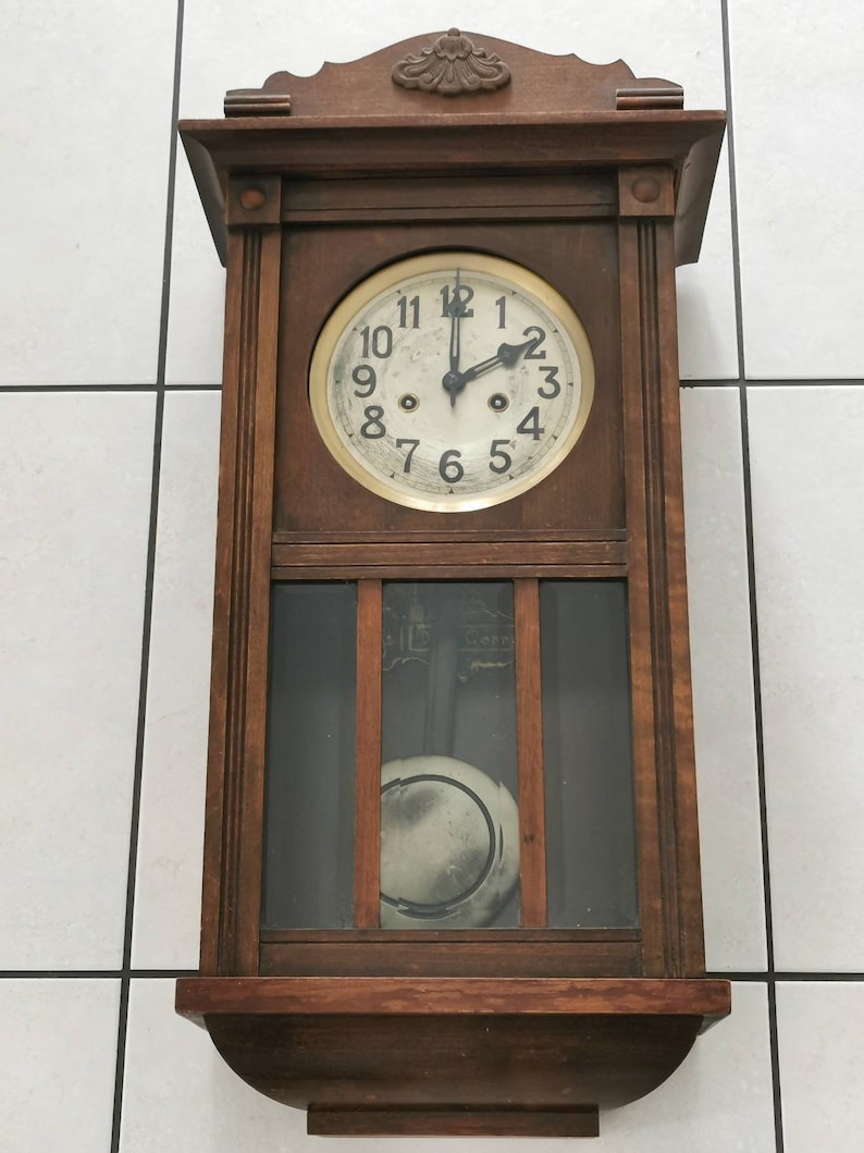 Gustav Becker RA Regulator Pendulum Chiming Wall Clock Germany c. 1910 image 1