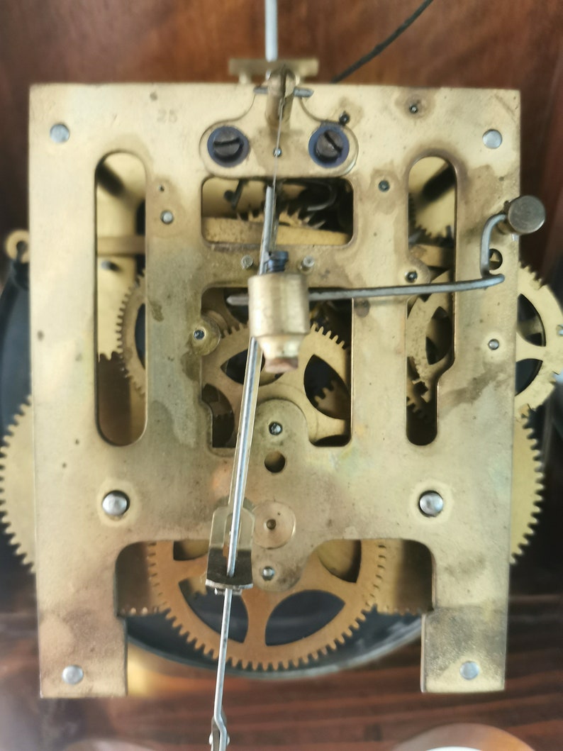 Junghans Vintage RA Pendulum Chiming Wall Clock Germany c. 1910 Etsy