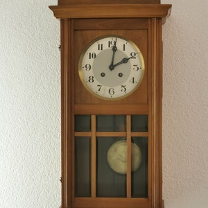 Lenzkirch Vintage R/A Regulator Pendulum Chiming Wall Clock, 2 Million series, Germany (c. 1920)