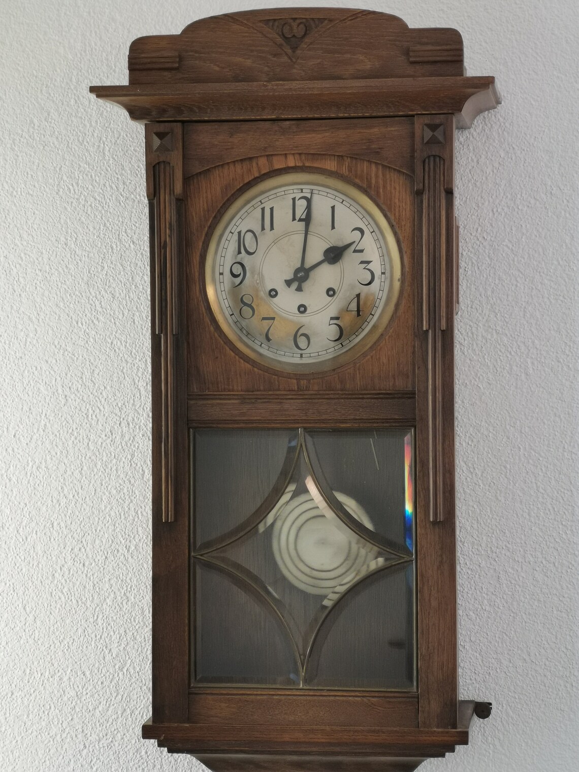 Gustav Becker RA Regulator Pendulum Westminster Chiming Wall Clock