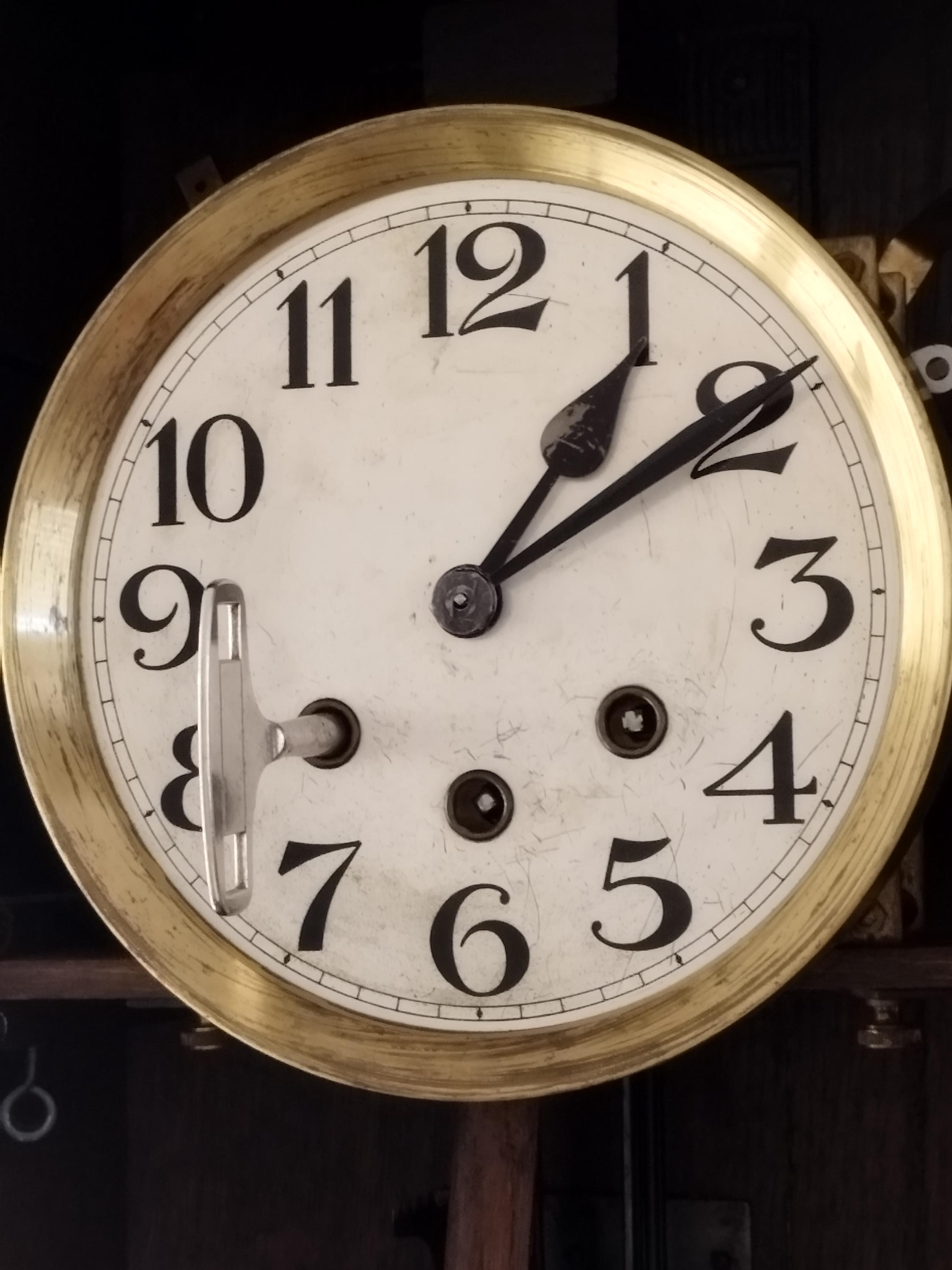 グスタフベッカー Gustav Becker ドイツ ユンハンス 柱時計 古時計