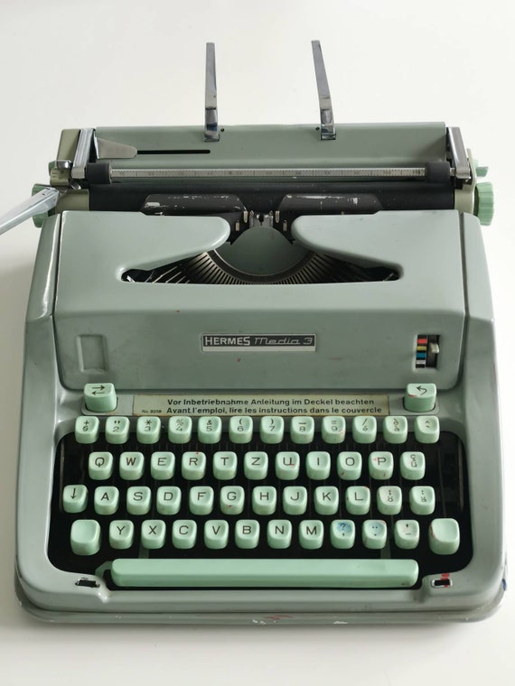 Hermes Media 3 Portable All Metal Typewriter Working Perfectly (c