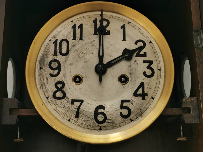 Gustav Becker RA Regulator Pendulum Chiming Wall Clock Germany c. 1910 image 3