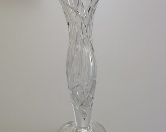 Vase Leaded Cut Crystal (c. 1960s)