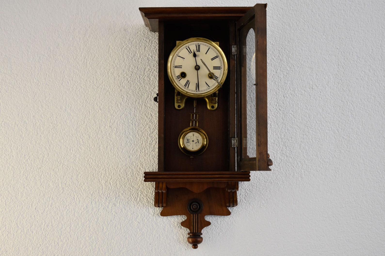 Junghans Vintage RA Pendulum Chiming Wall Clock Germany c. Etsy
