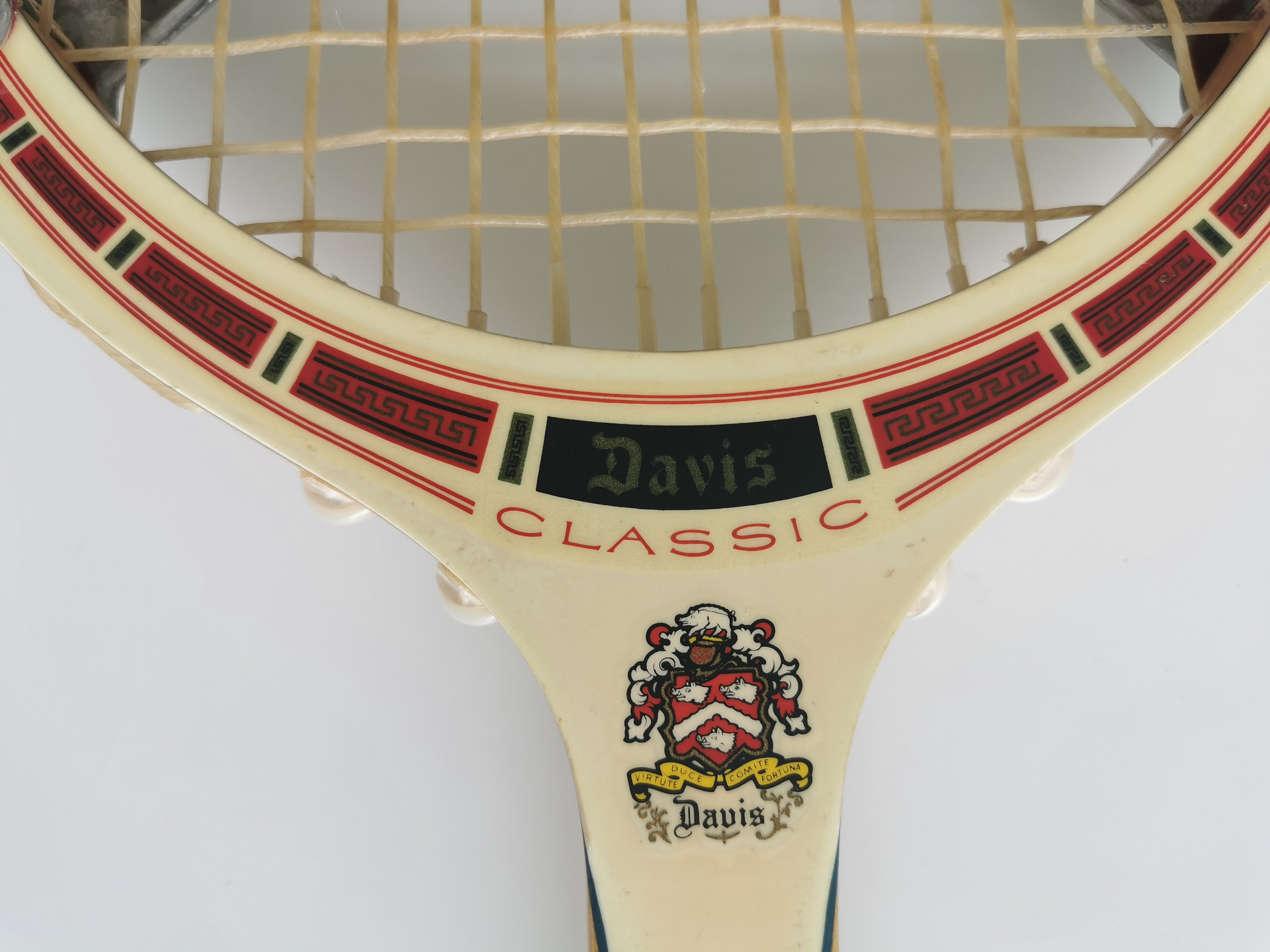 Vintage Wooden TA Davis Tennis Racket with Victor Cover and | Etsy