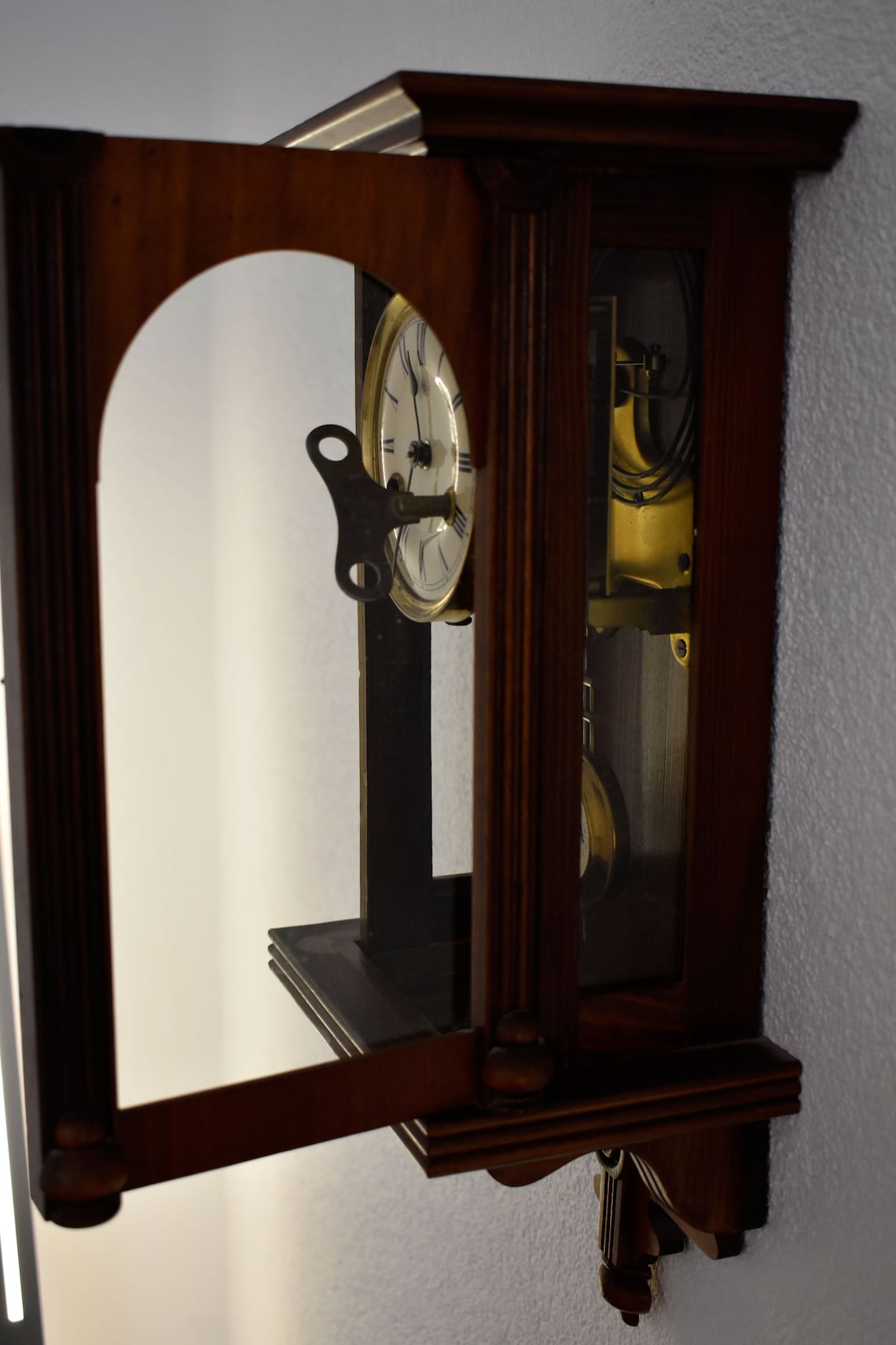 Junghans RA Pendulum Chiming Wall Clock Germany c. 1910 Etsy