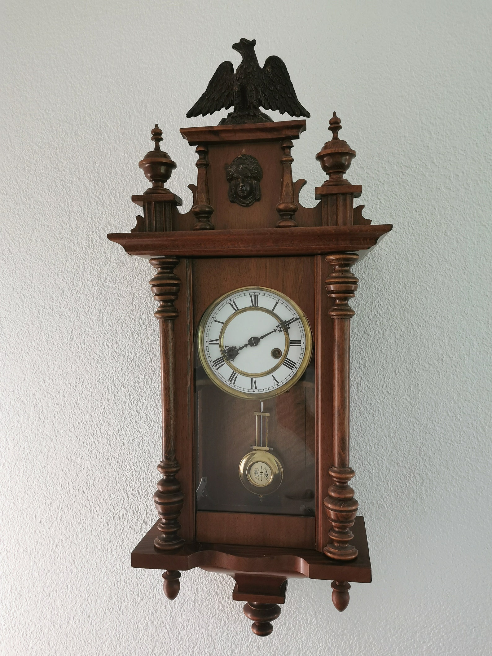 Junghans Vintage RA Pendulum Chiming Wall Clock Germany c. Etsy Australia