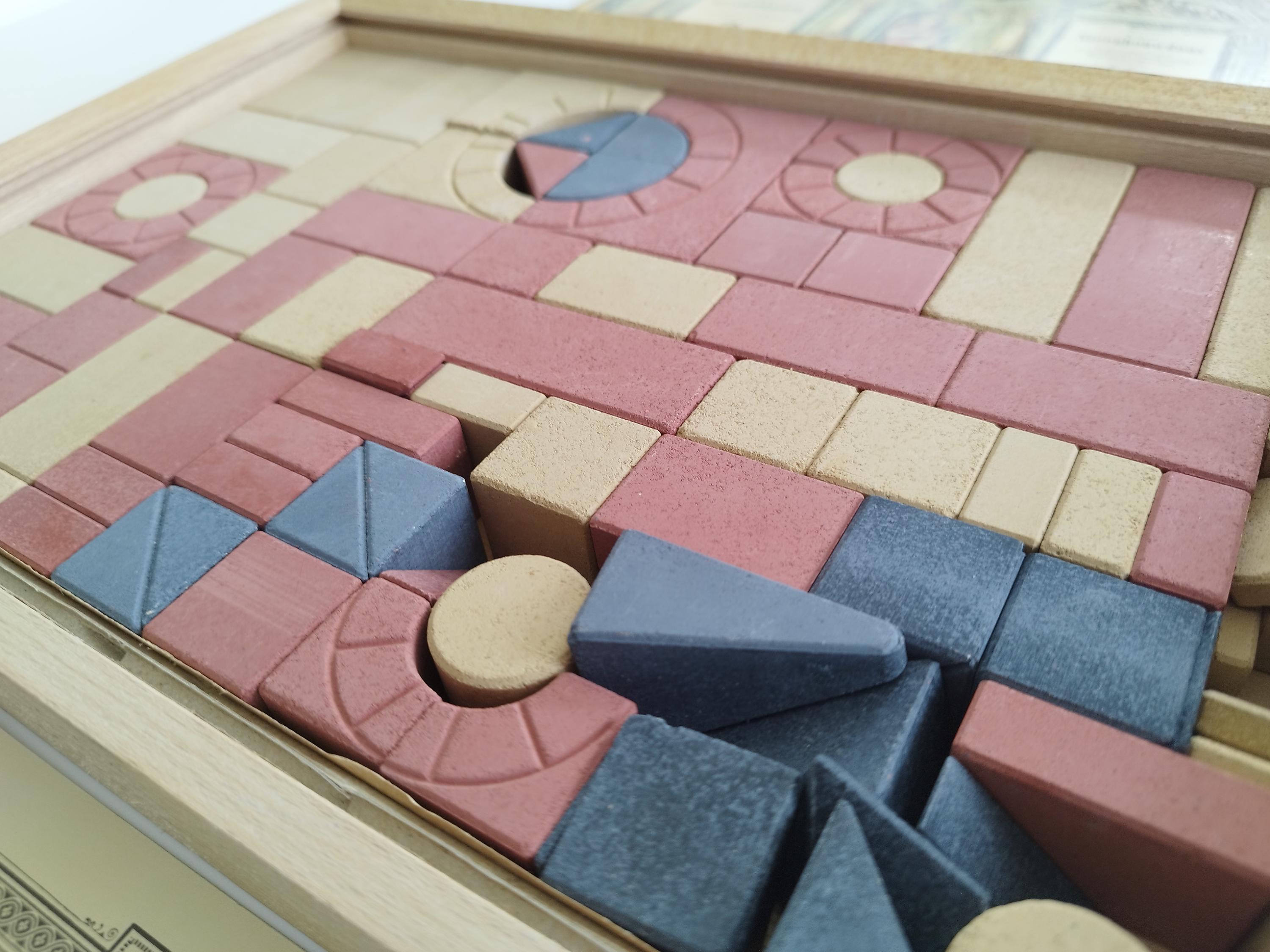 Vintage Anker-steinbaukasten Anchor Stone Building Blocks No