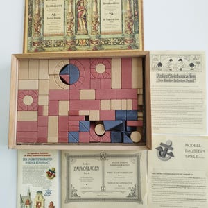 Vintage Anker-Steinbaukasten Anchor Stone Building Blocks No. 6 (105 Pieces) - Mint Vintage Building Blocks made in Germany (c. 1990s)