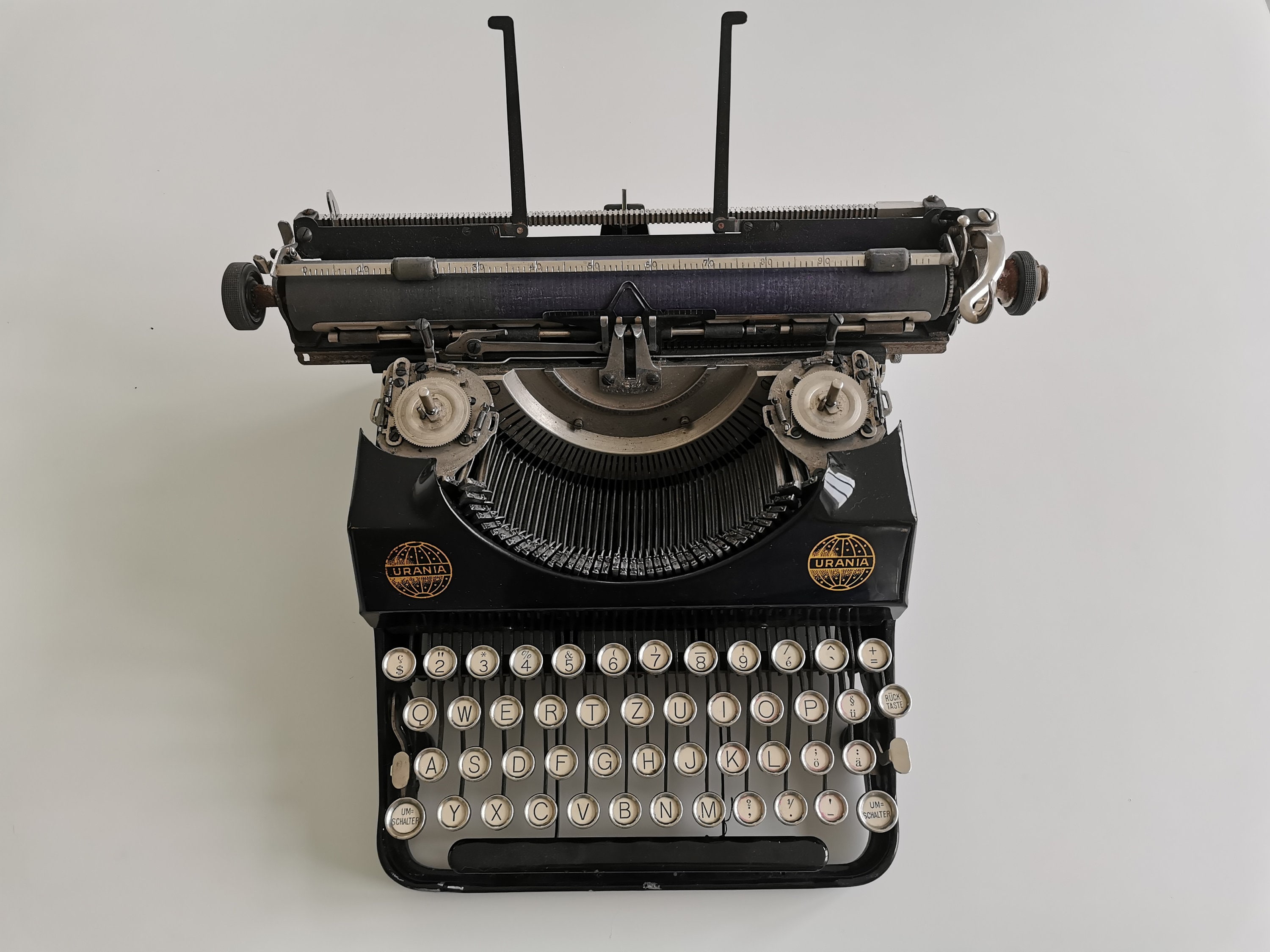 Sehr seltene besondere Vintage Schreibmaschine Urania Piccola - Etsy.de