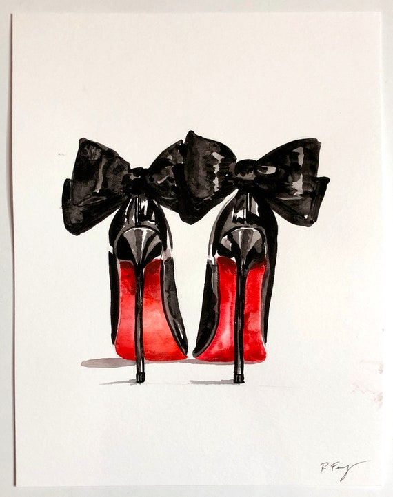 Iconic red shop heels