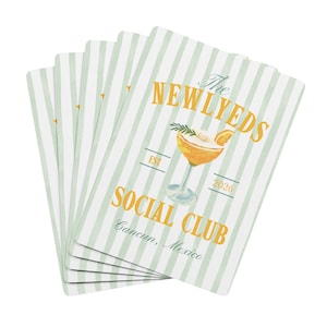 Fully Custom Playing Cards Wedding Favor Cards for Guests Personalised Party Game Cards For Special Date Personalized Anniversary Gift