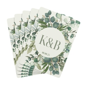 Fully Custom Playing Cards Wedding Favor Cards for Guests Personalised Party Game Cards For Special Date Personalized Anniversary Gift