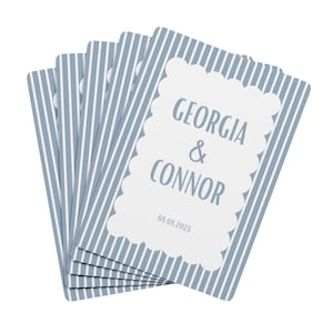 Fully Custom Playing Cards Wedding Favor Cards for Guests Personalised Party Game Cards For Special Date Personalized Anniversary Gift