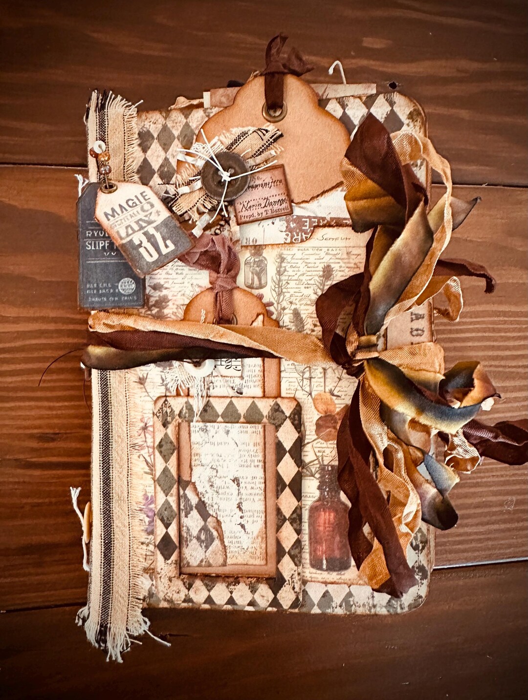Petite “chunky-ish” Junk Journal - Handmade - Etsy