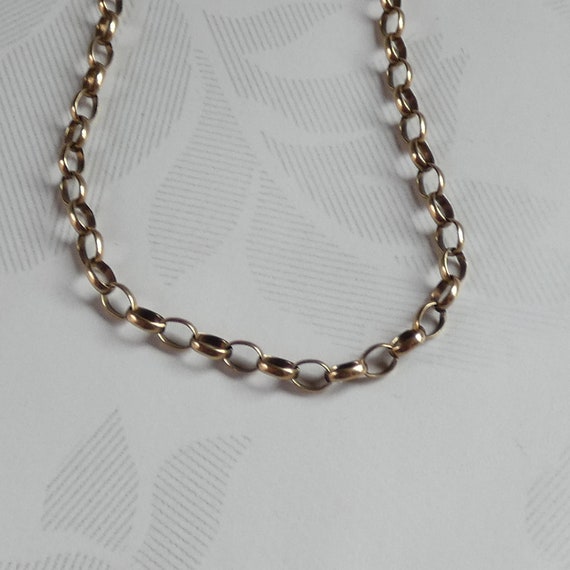 9ct Yellow Gold Belcher Link Necklace Chain