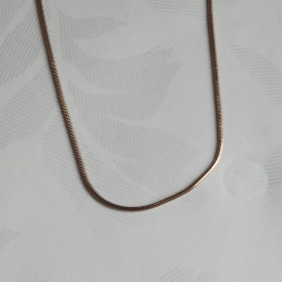 9ct Yellow Gold Snake Link Necklace Chain