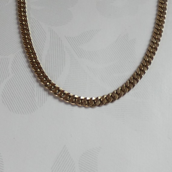9ct Yellow Gold Curb Link Necklace Chain