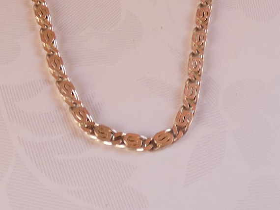 Sterling Silver Fancy Link Necklace Chain